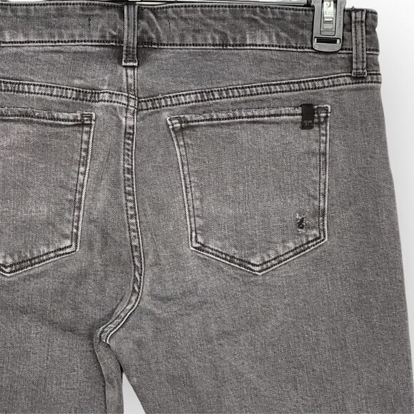 Joe's The Lara Mid Rise Cigarette Ankle Jeans Women Size 30 Black Distressed - Picture 2 of 14